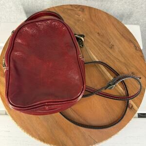 Floto Red Leather Crossbody ❤️ Italian Leather